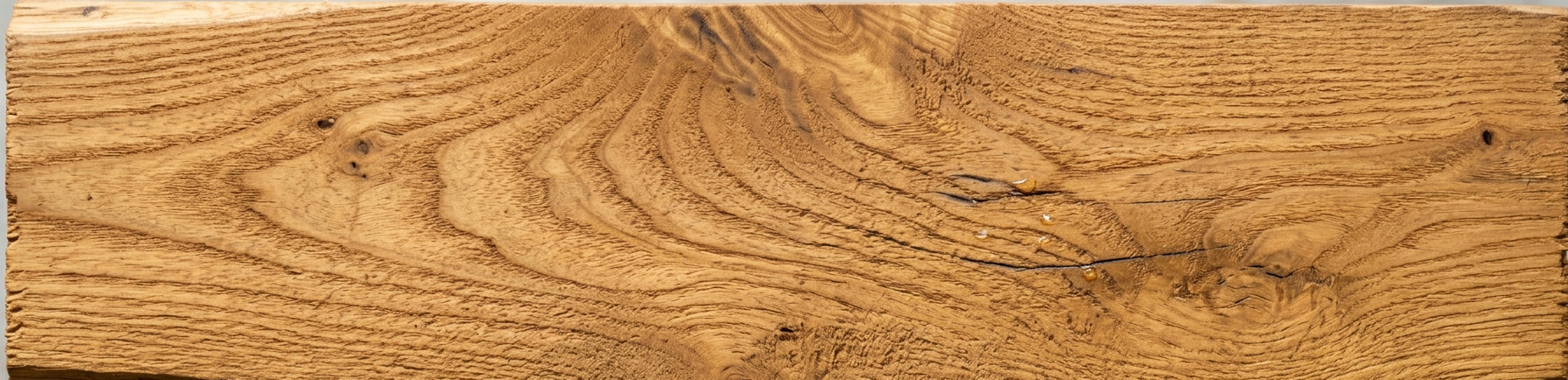 Stained timber finish